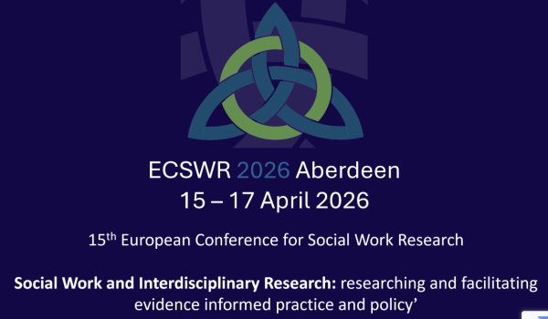 European Conference for Social Work Research. RECORDATORI: Demà, 26 de setembre, data límit per a l’enviament de propostes!